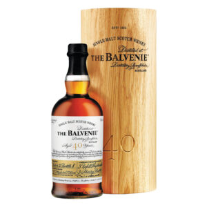 BALVENIE 40 YO Speyside Single Malt Whisky In Wooden Box 750ml)