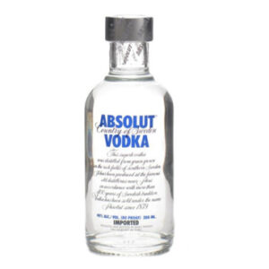 ABSOLUT Imported Miniature Blue Vodka  (12 x 200ml)