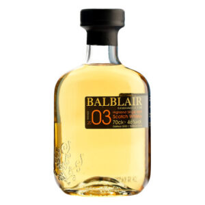 BALBLAIR 2003 Vintage Single Malt Scotch Whisky  (1 x 750ml)
