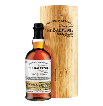 BALVENIE 40 YO Speyside Single Malt Whisky In Wooden Box  (1 x 750ml)