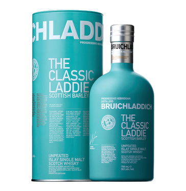 BRUICHLADDICH The Classic Laddie Islay Scottish Barley Malt Whisky In Gift Tin  (1 x 750ml)