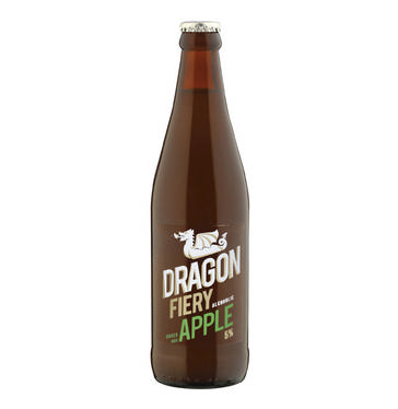 DRAGON FIERY Naturally Brewed Ginger Beer with Apple  (1 x 440ml)