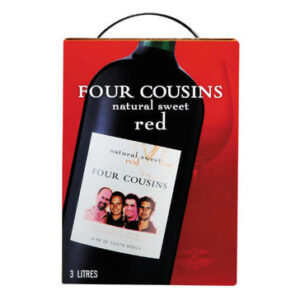 FOUR COUSINS Natural Sweet Red  (1 x 3L)