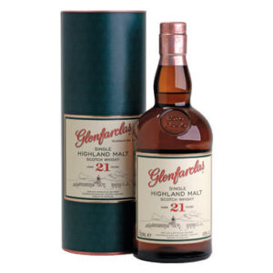 GLENFARCLAS 21 YO Highland Single Malt Scotch Whisky In Gift Tube  (1 x 750ml)