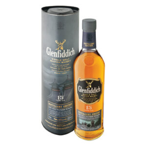 GLENFIDDICH 15YO Distillery Edition Speyside Malt Scotch Whisky in Gift Tube  (1 x 750ml)