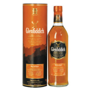 GLENFIDDICH Rich Oak 14 YO Speyside Malt Scotch Whisky In Gift Tube  (1 x 750ml)