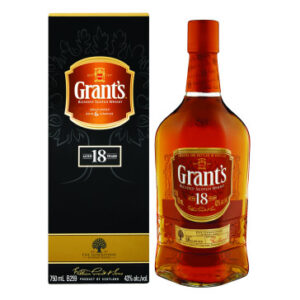 GRANTS 18 YO Blended Scotch Whisky  (1 x 750ml)