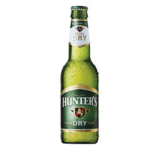 HUNTERS Extra Dry Cider NRB  (24 x 330ml)