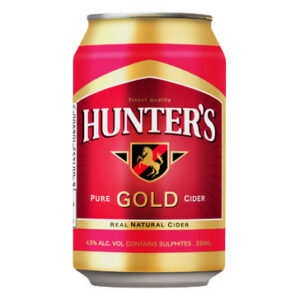 HUNTERS Gold Can  (24 x 330ml)