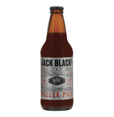 JACK BLACK Keller Pils Naturally Unfiltered Beer  (1 x 340ml)