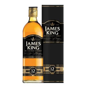 JAMES KING 12 YO Blended Scotch Whisky In Gift Box  (1 x 750ml)