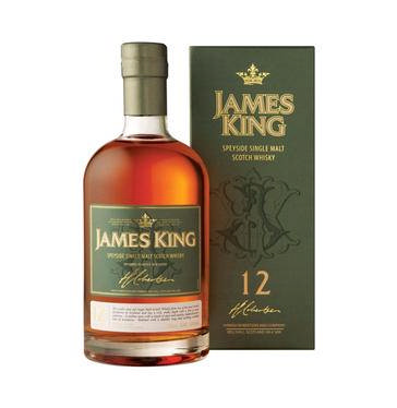 JAMES KING 12 YO Speyside Single Malt Whisky In Gift Box  (1 x 750ml)