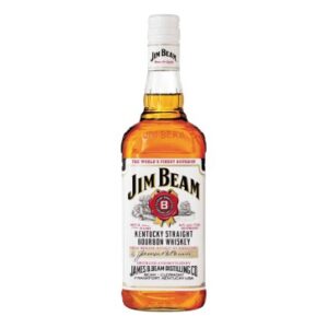 JIM BEAM Bourbon White Label Whiskey  (1 x 750ml)
