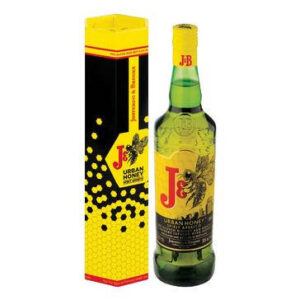 J & B Urban Honey Spirit Aperitif Blended Scotch Whisky In Gift Tube  (1 x 750ml)