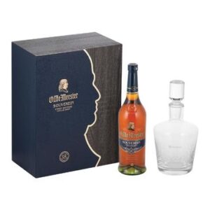 OUDE MEESTER 18 YO Souverein Brandy and Decanter In Gift Pack  (1 x 750ml)