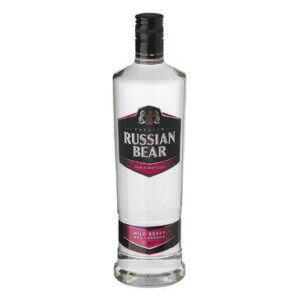 RUSSIAN BEAR Wild Berry With Guarana Vodka  (1 x 750ml)