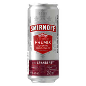 SMIRNOFF Vodka With Cranberry  (24 x 250ml)