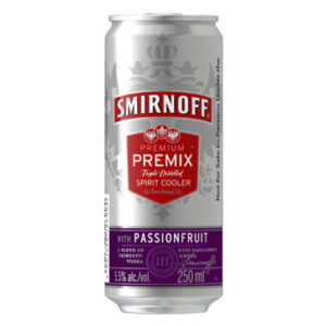 SMIRNOFF Vodka With Passion Fruit  (24 x 250ml)