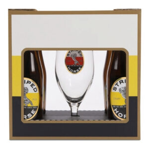 STRIPED HORSE Pilsner & Glasses Gift Pack  (4 x 330ml)